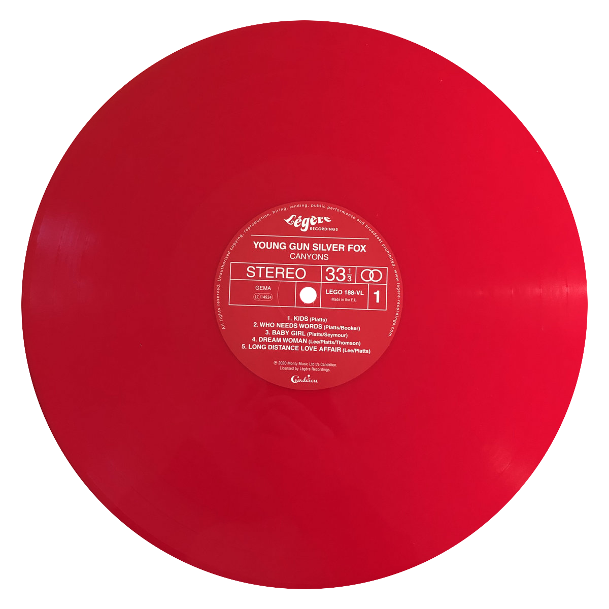 Canyons (Limited Edition Tour Exclusive Red Vinyl)
