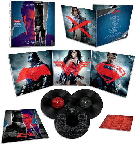 Batman v Superman: Original Motion Picture Soundtrack [Deluxe Edition] (3XLP 180g Audiophile Vinyl)