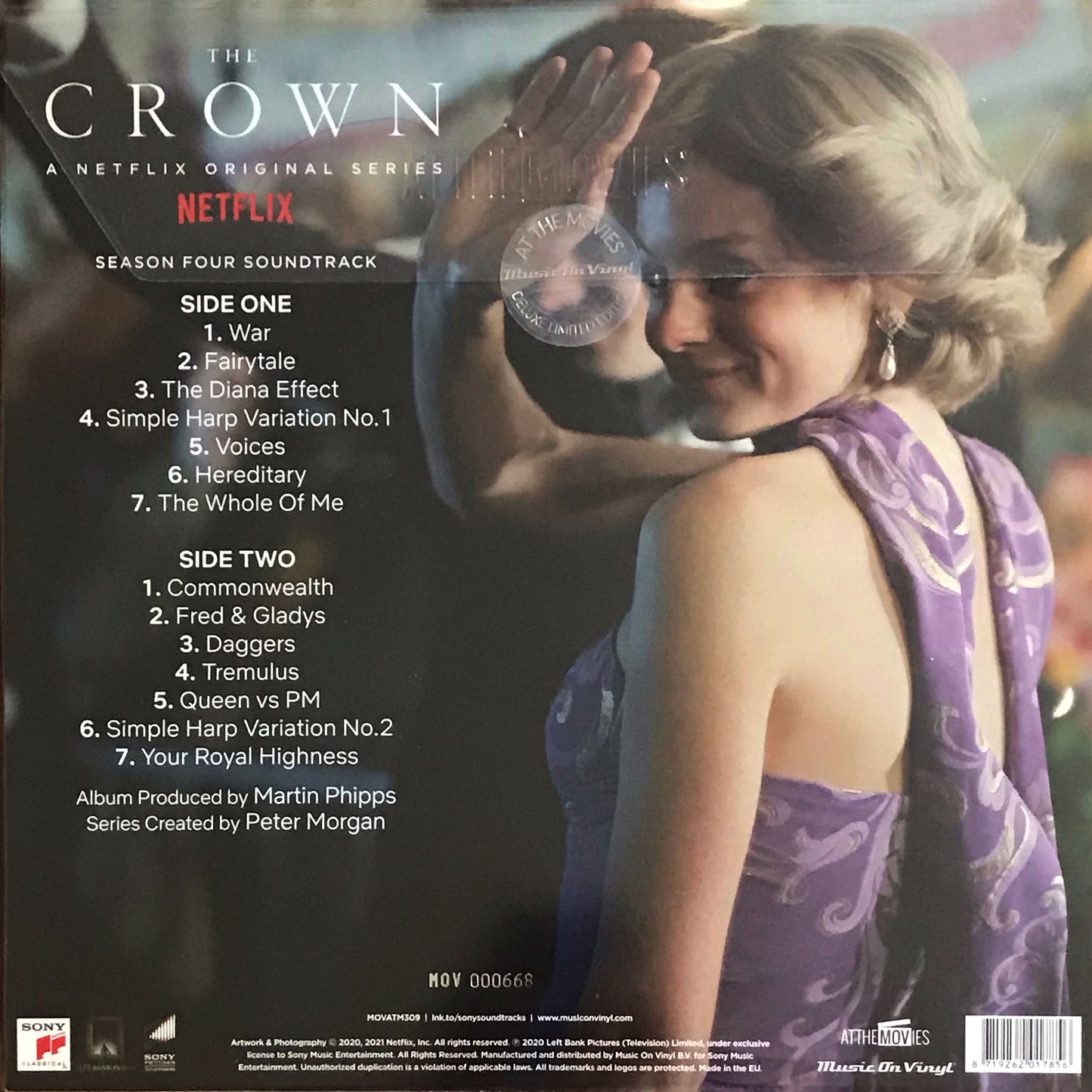 The Crown: Season 4 Original Soundtrack (Limited Edition 180g Purple Marble Vinyl)