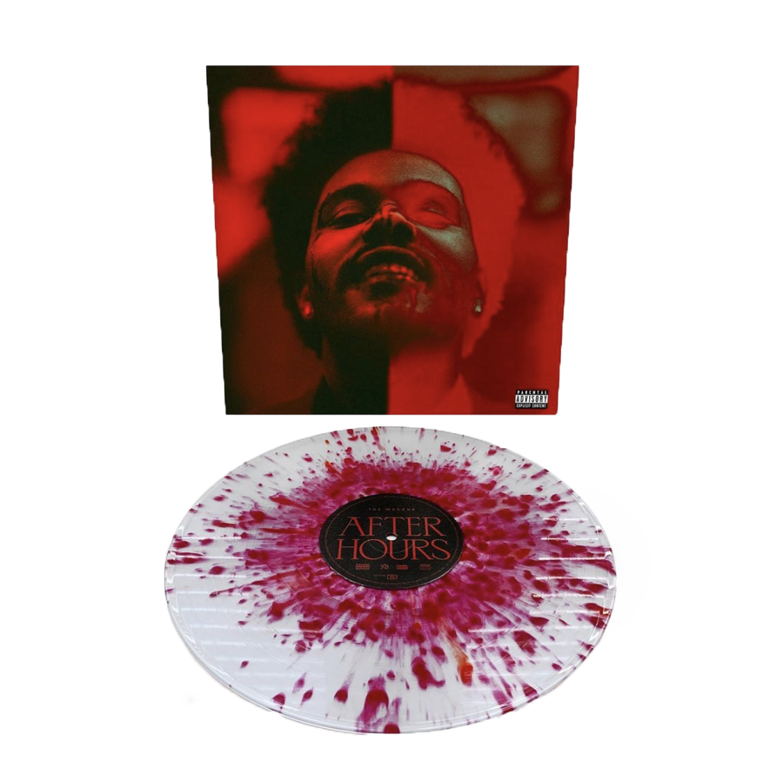  After Hours - The Weeknd 2xLP Clear with Black