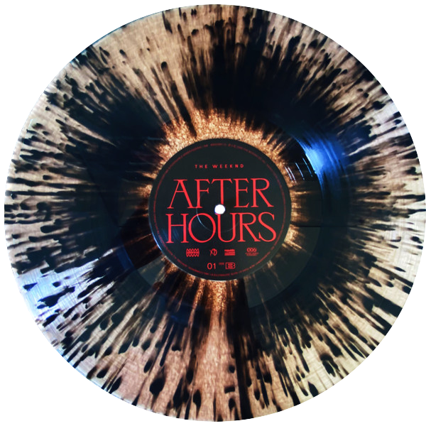 The Weeknd After Hours 2LP (Clear With Red Splatter Vinyl)