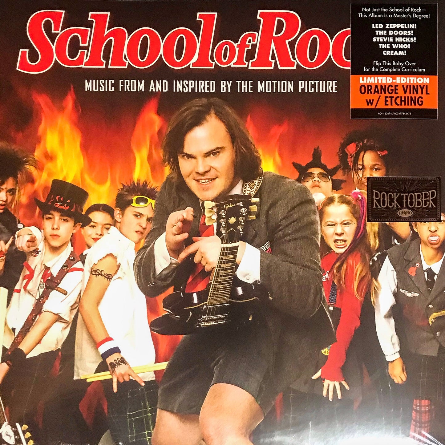 School of Rock: Music From & Inspired by The Motion Picture (Limited Edition 2XLP Orange Vinyl)