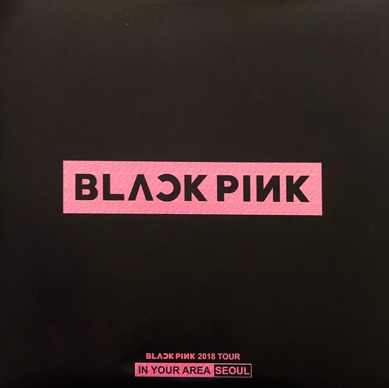 BLACKPINK 2018 TOUR: IN YOUR AREA SEOUL (Limited Unofficial 2XLP Heavyweight Pink Marble Vinyl)