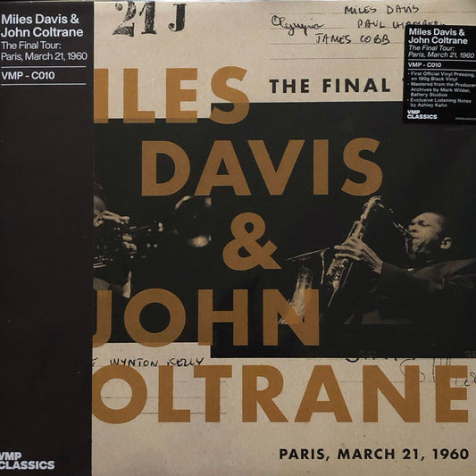 Miles Davis & John Coltrane The Final Tour: Paris, March 21, 1960 (VMP Classics Exclusive 2XLP 180g Vinyl)
