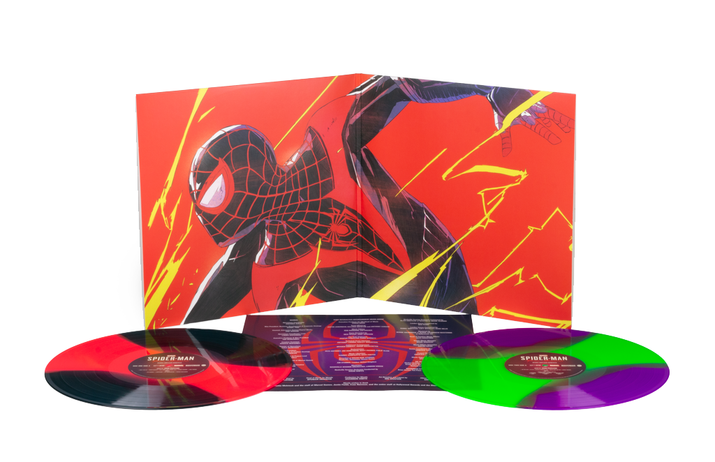 Marvel’s Spider Man: Miles Morales (Limited Edition 2XLP 180g Neon Tri-Color Vinyl)