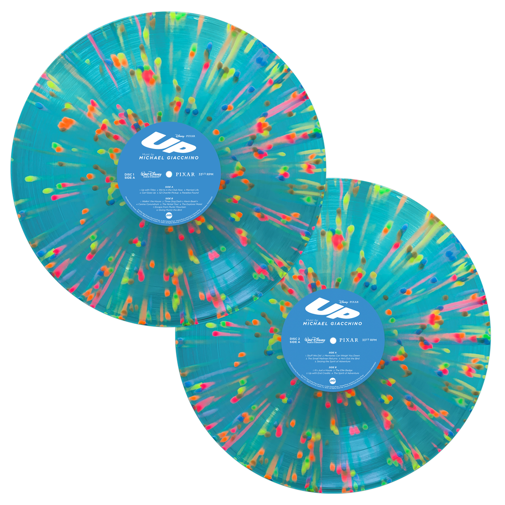 Up: Original Motion Picture Soundtrack (Limited Edition 2XLP 180g “Balloons” Teal with Rainbow Splatter Vinyl)