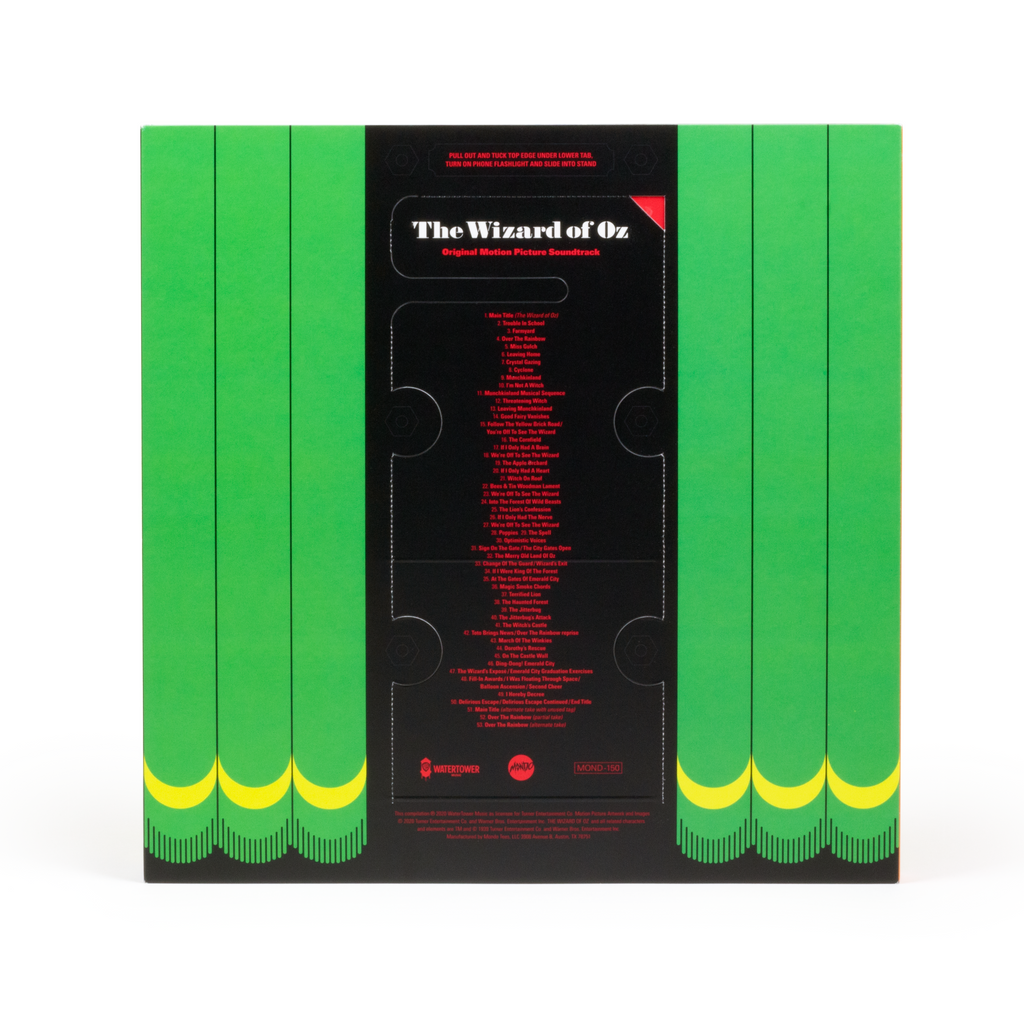 The Wizard Of Oz: Expanded Motion Picture Soundtrack (Limited Edition Deluxe 3XLP 180g Ruby Red & Emerald Green Vinyl)