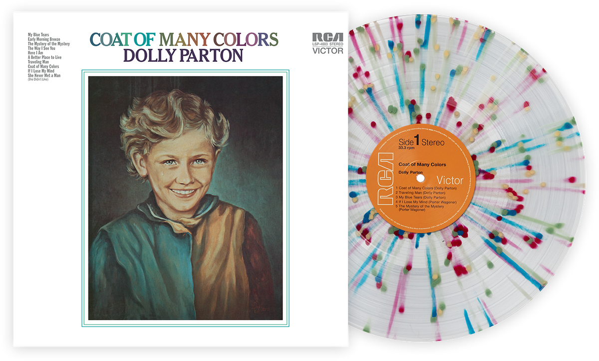 Coat of Many Colors (VMP Country 180g Clear with Multi-Color Splatter Vinyl)
